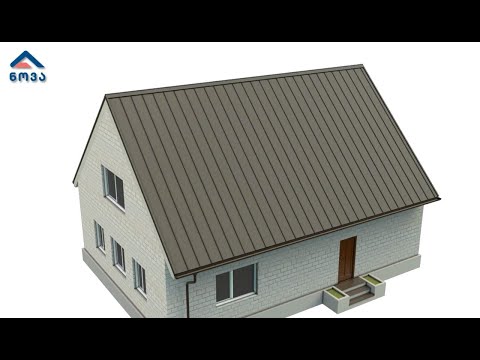 სახლის გადახურვა ჩამკეტიანი ფურცლოვანი ფენილით – How to Install Nail Strip Metal Roofing Panels
